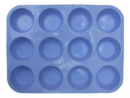 Silicone Cupcake Mold (12 cups) - DMC Wholesale