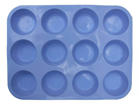 Silicone Cupcake Mold (12 cups)