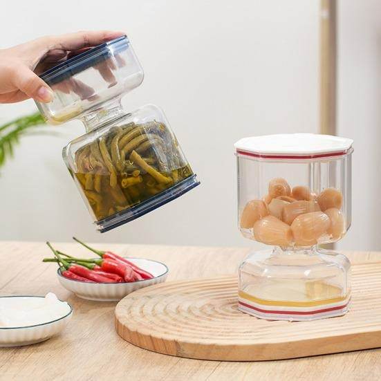 Pickle Jar With Flip Strainer - DMC Wholesale