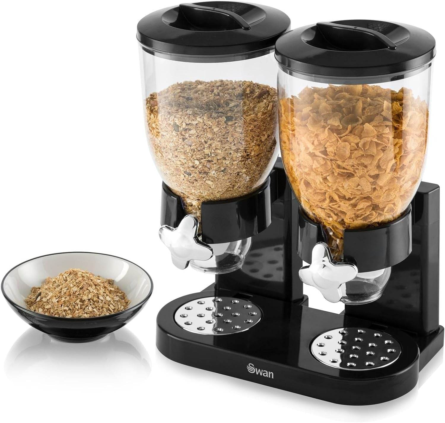 Double Barrel Cereal Dispenser (2L) - DMC Wholesale