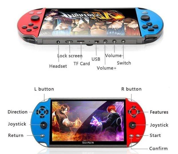 X12 Plus Handheld Game Console - DMC Wholesale