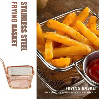 Steel Deep Fryer Basket (13cm) - DMC Wholesale