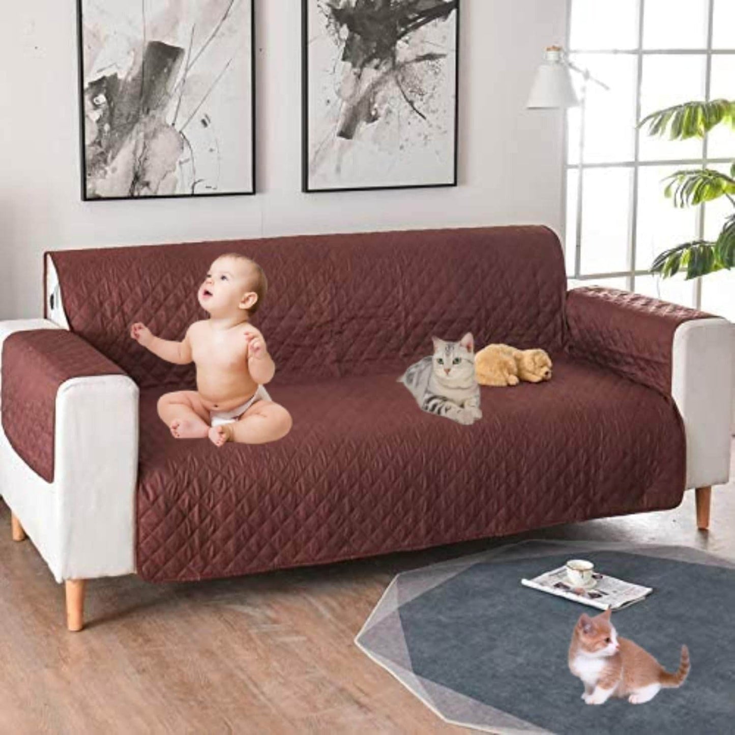 Protective Couch Cover (3 Seater) - DMC Wholesale