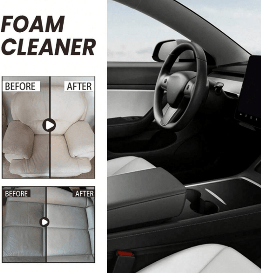 Leather Interior Cleaning And Renovation Foam (120ml) - DMC Wholesale