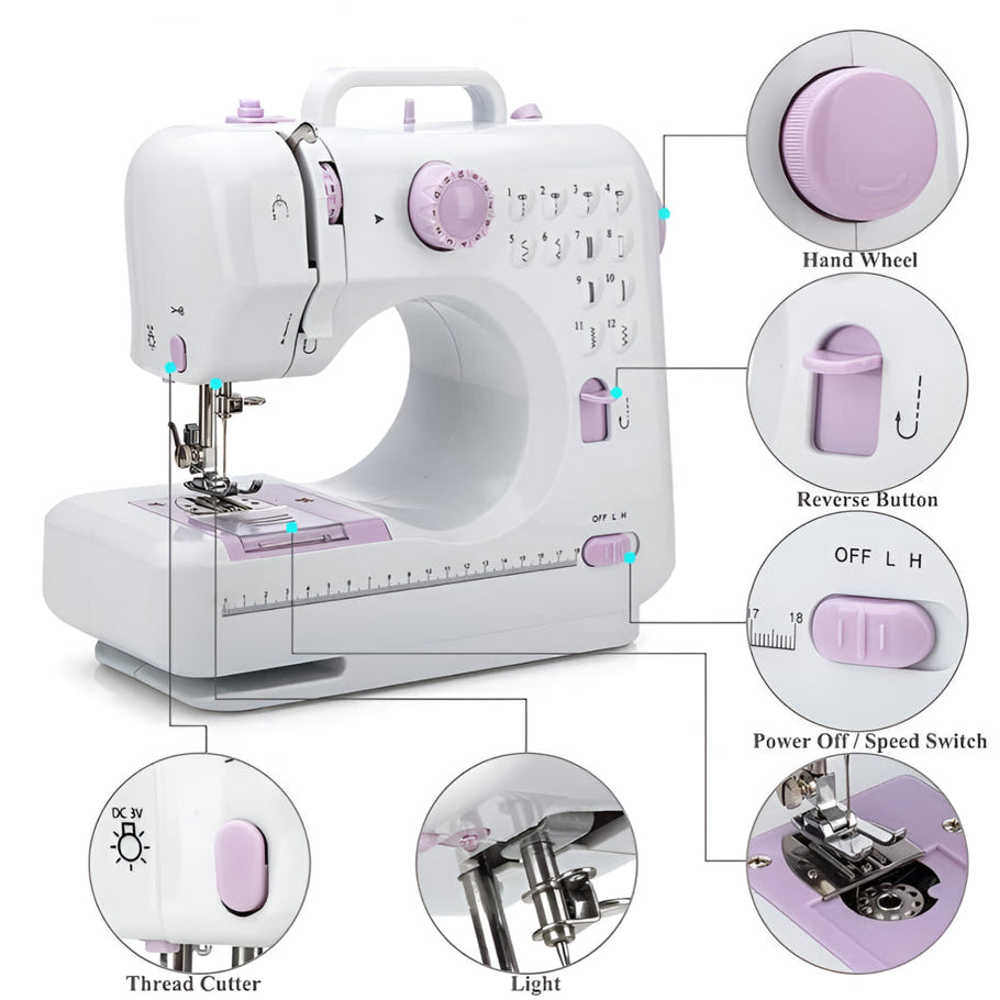 Mini Multifunctional Household Sewing Machine