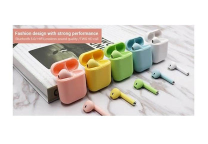 Inpods12 TWS Wireless Bluetooth Earbuds (Yellow) - DMC Wholesale
