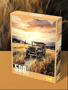 Designed Puzzle (500pcs)(Car)(508x360mm)