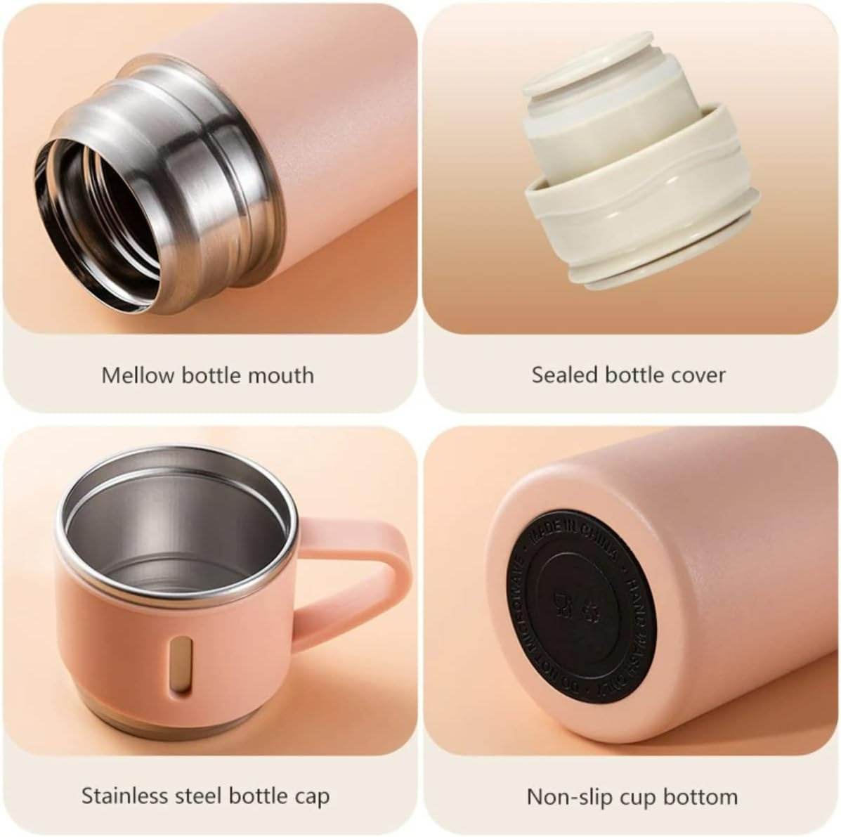 Vacuum Flask set (Pink) - DMC Wholesale