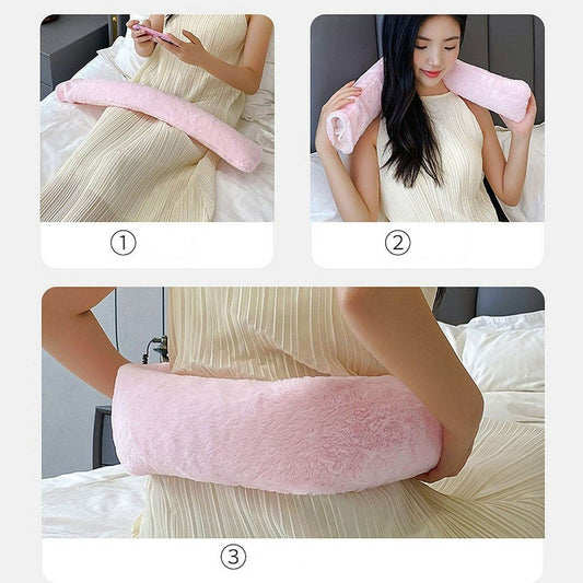 Extra Long Water Injection Hot Water Bottle (Pink) - DMC Wholesale