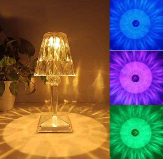Color Changing Acrylic Table Lamp - DMC Wholesale