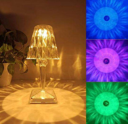 Color Changing Acrylic Table Lamp - DMC Wholesale
