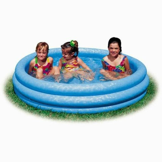 Inflatable Fun Crystal Blue Kids Swimming Pool (147cm)