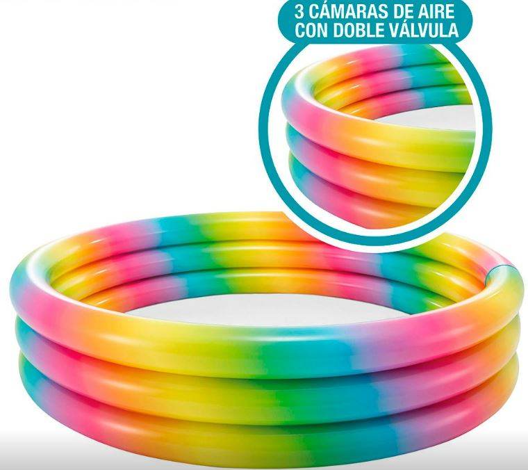 Inflatable Ombre Rainbow Pool - DMC Wholesale