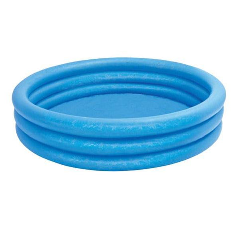 Inflatable Fun Crystal Blue Kids Swimming Pool (168cm) - Alt View