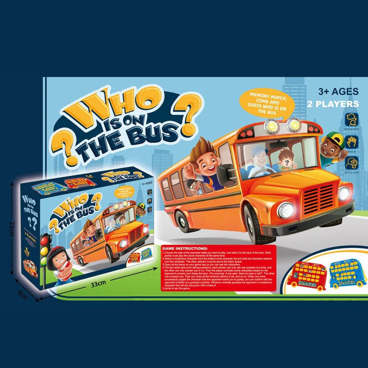 Who Is On the Bus Board Game - DMC Wholesale