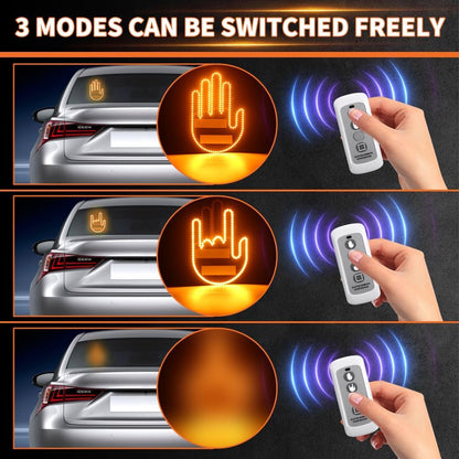Remote-Controlled Car Gesture Light