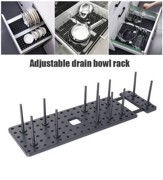 Kitchen Cupboard Adjustable Drawer Organiser Tray - DMC Wholesale