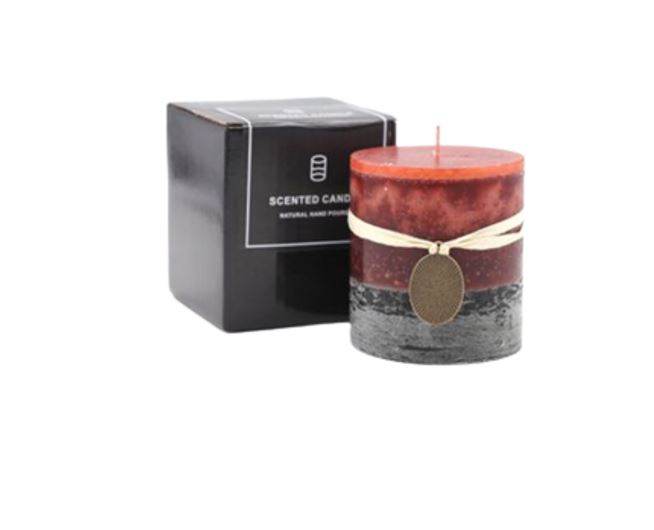 Two Tone Scented Candle (Medium) - DMC Wholesale
