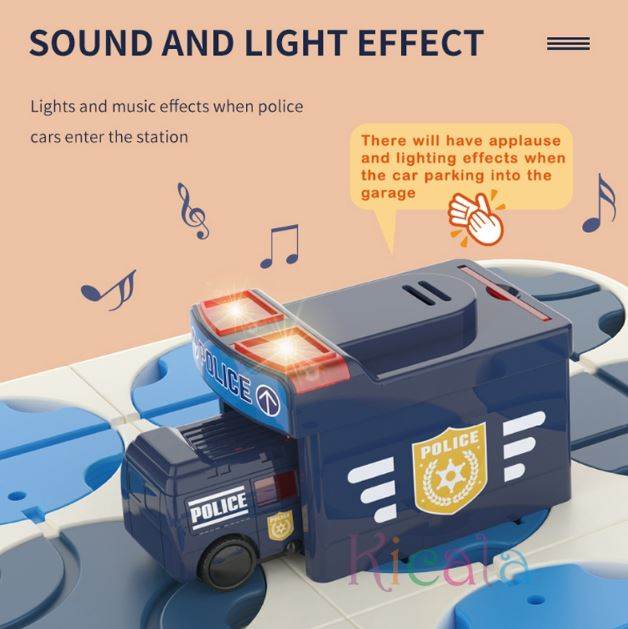 Brain Teaser Puzzles Maze Race Track (Police) - DMC Wholesale