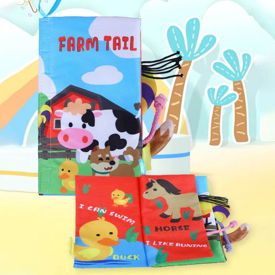 Farm Touch and Feel Crinkle Tail Books - DMC Wholesale
