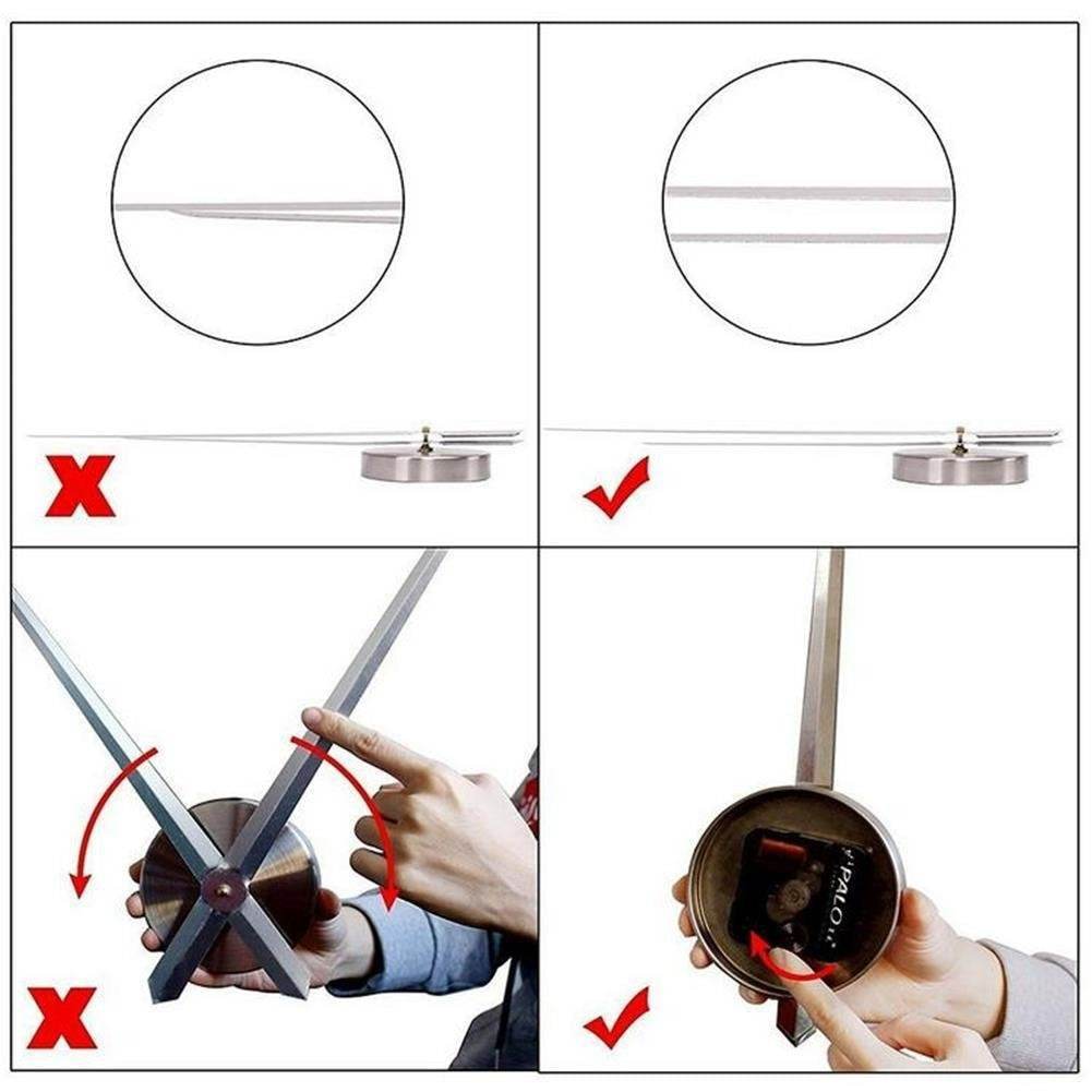 DIY Modern 3D Wall Clock (Black)(60-70cm) - DMC Wholesale