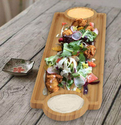 Bamboo Appetizer Platter (14x39cm) - DMC Wholesale