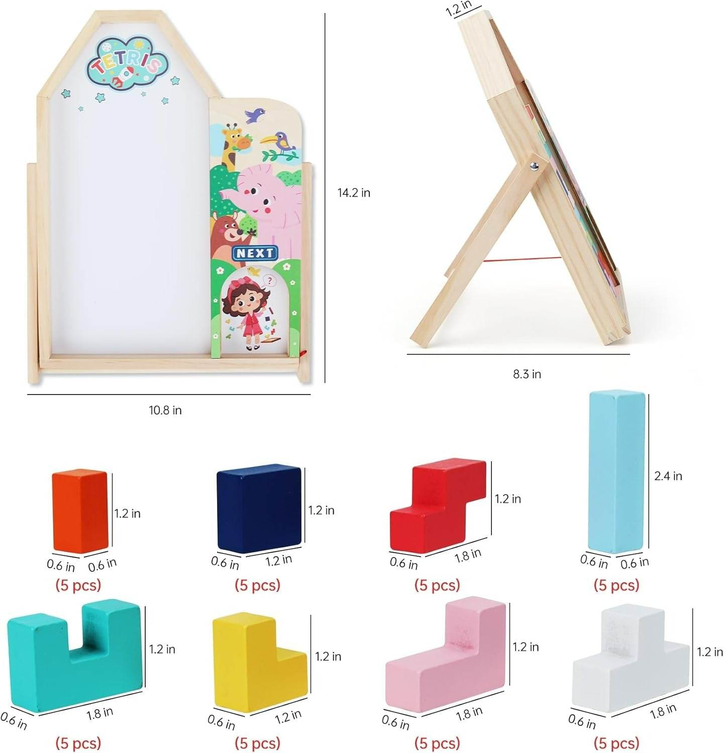 Multifunctional 3D Tetris Wooden Board - DMC Wholesale