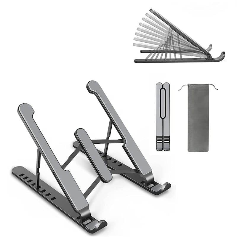 Foldable Plastic Laptop Stand - DMC Wholesale
