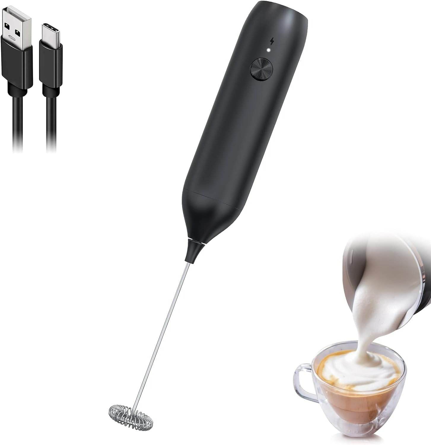 Rechargeable Electric Milk Frother - DMC Wholesale