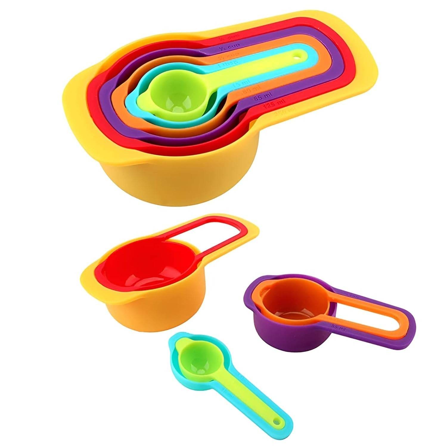 Colourful Measuring Cups and Spoons - DMC Wholesale