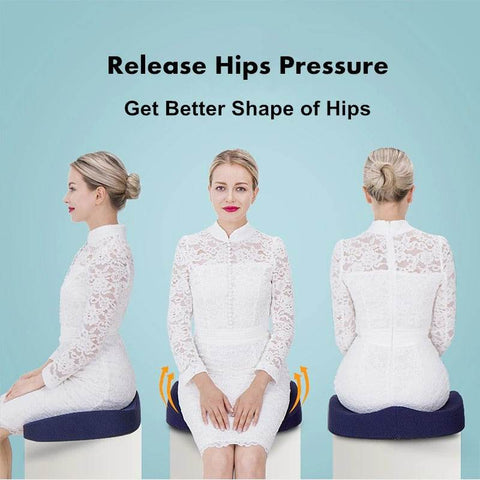 Memory Foam Seat Cushion - Alt View