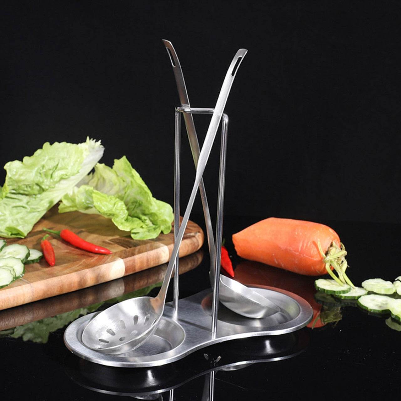 Stainless Steel Spoon Storage Rack - DMC Wholesale