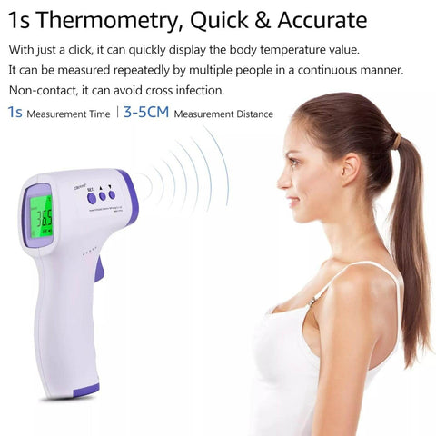 Infrared Forehead Thermometer - Alt View