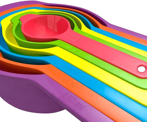 Colourful Measuring Cups and Spoons - Alt View