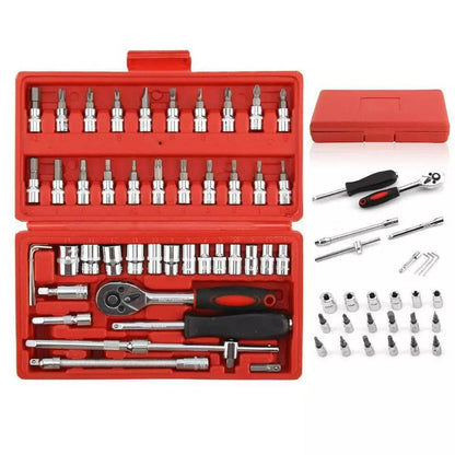 Tools Socket Wrench Set (46 pcs) - DMC Wholesale