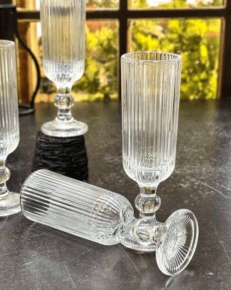 Champagne Flute Glass Set (160ml)(6 pcs) - DMC Wholesale