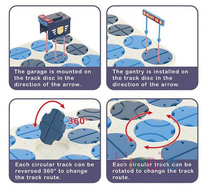 Brain Teaser Puzzles Maze Race Track (Police) - DMC Wholesale