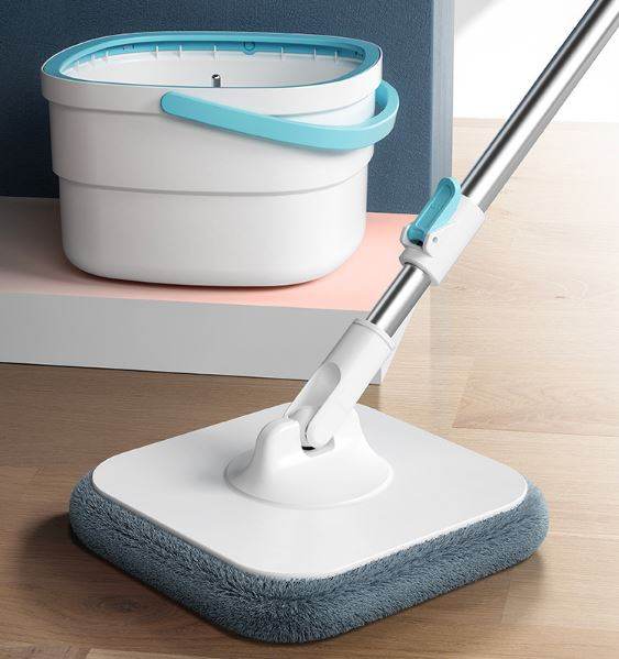 Microfiber Spin Mop & Bucket Floor Cleaning System - DMC Wholesale