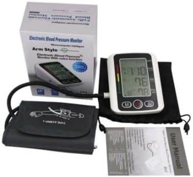 Electronic Blood Pressure Monitor With Voice Function - Alt View