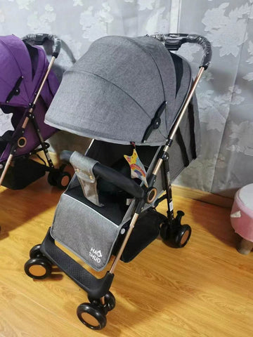 Newborn Summer Folding Umbrella Stroller - Alt View