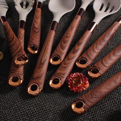 Golden Wood Kitchenware Slotted Turner - DMC Wholesale