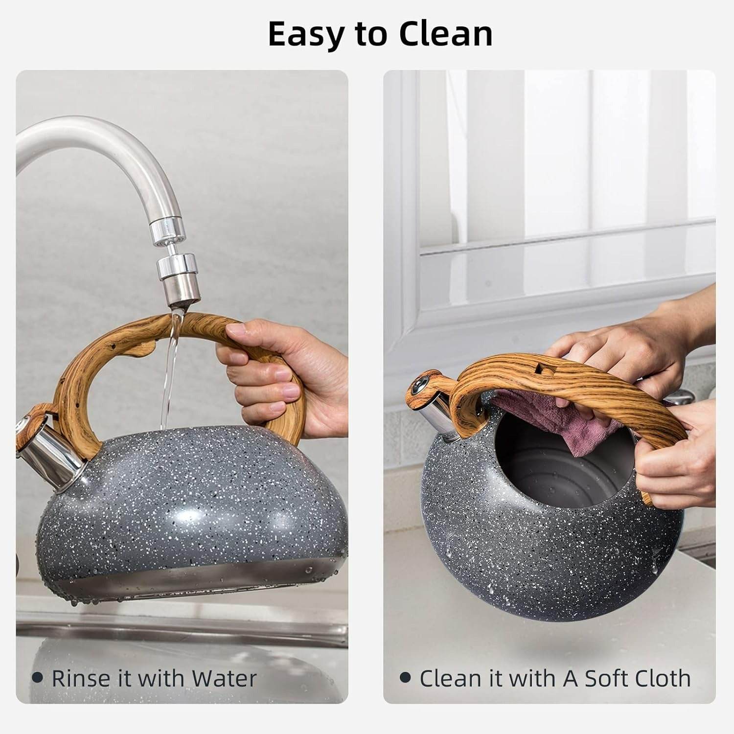 Stainless Steel Stove Top Whistling Kettle - DMC Wholesale