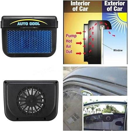 Solar Powered Car Air Ventilation System - DMC Wholesale