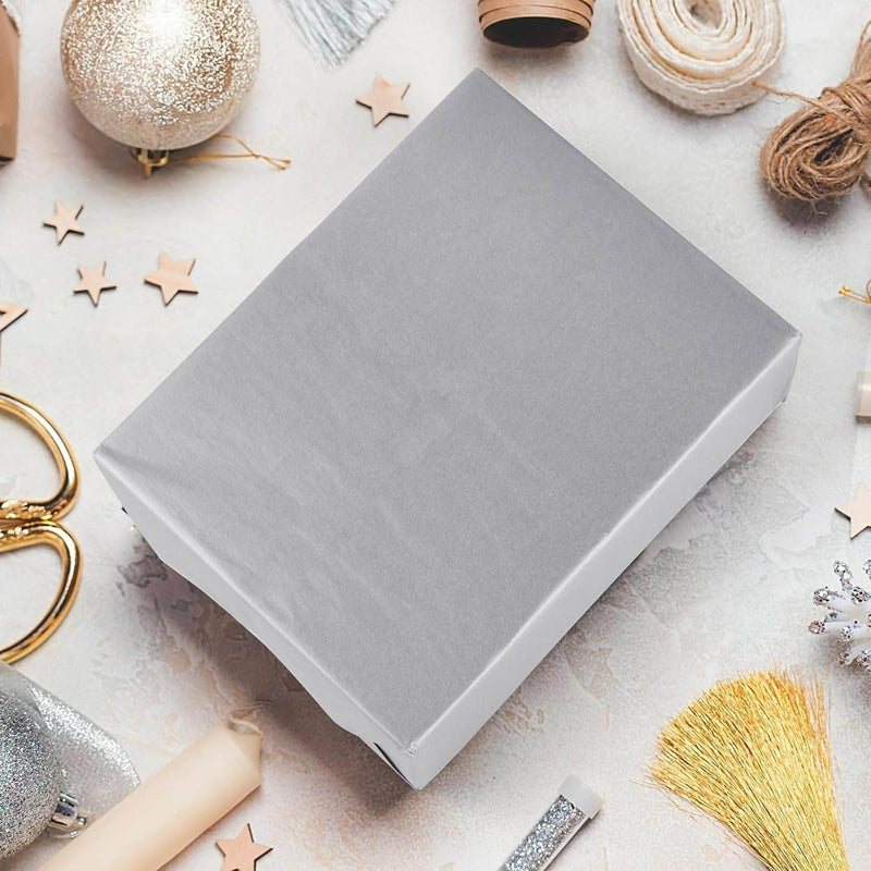 Ultra-Premium Shimmer Tissue Wrap (Silver)(10 pcs)