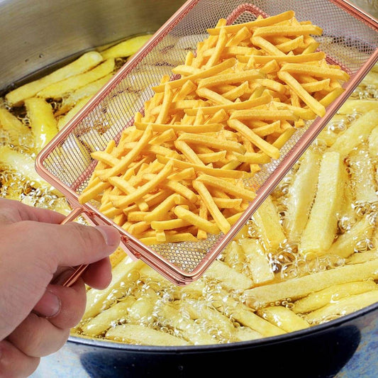 Steel Deep Fryer Basket (20cm) - DMC Wholesale