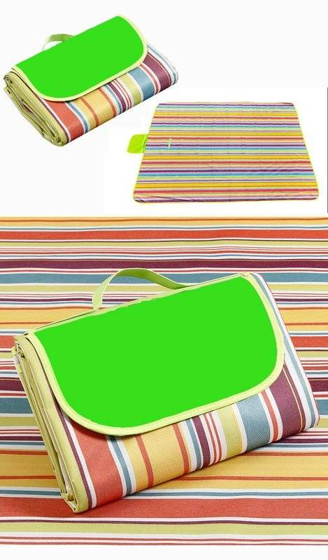 Colourful Folding Picnic Blanket - DMC Wholesale