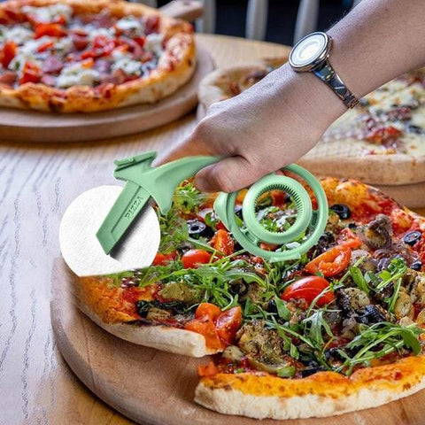 Bicycle Wheel Pizza Cutter - Alt View