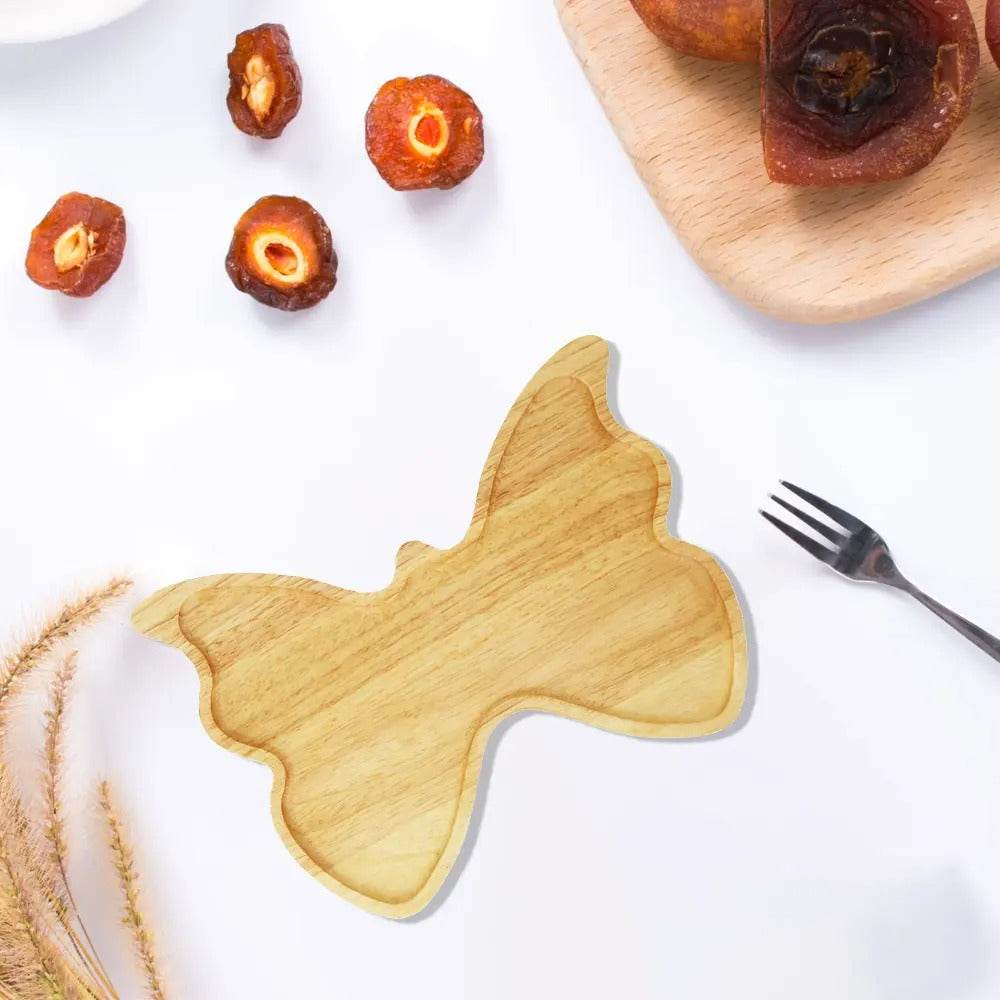 Wooden Butterfly Fruit Plate - DMC Wholesale