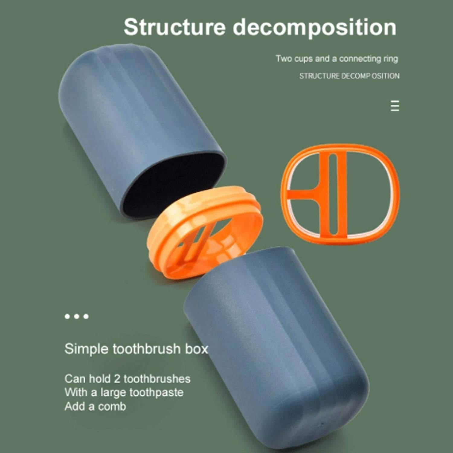 Travel Toothbrush And Comb Case - DMC Wholesale