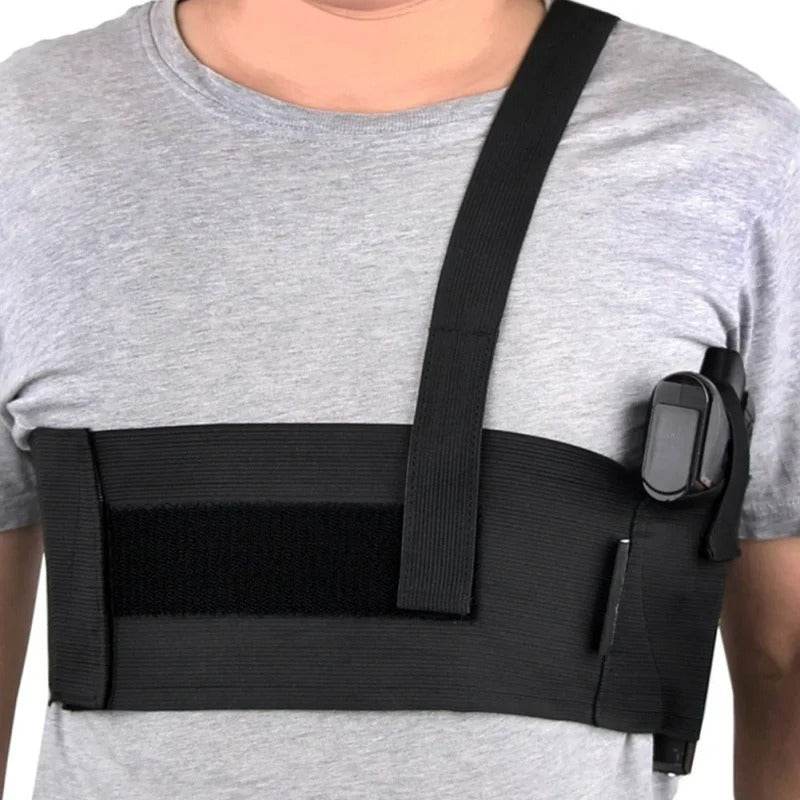 Airsoft Tactical Concealed Chest Gun Holster (Medium Size) - DMC Wholesale